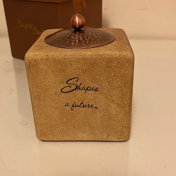 Tea light candle holder with candle - for a teacher - Picture 4 of 10